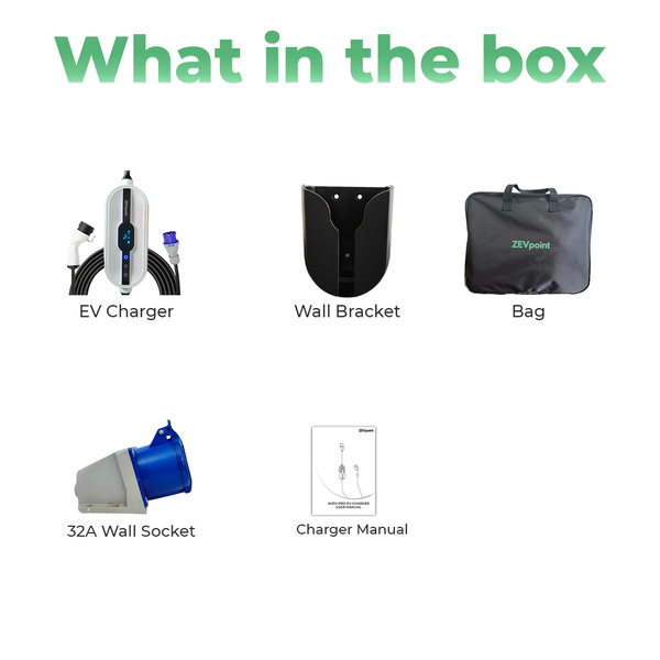 Aveo Pro 7.5 kW Smart Portable EV Charger